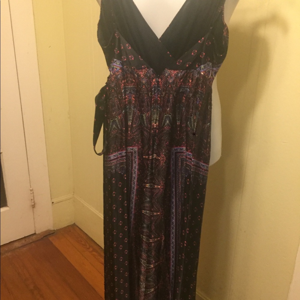 Free People halter top wide leg